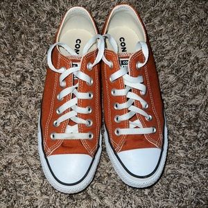 Burnt Orange Lowtop Converse